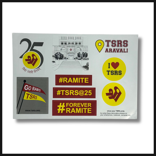 TSRS 25© sticker sheet