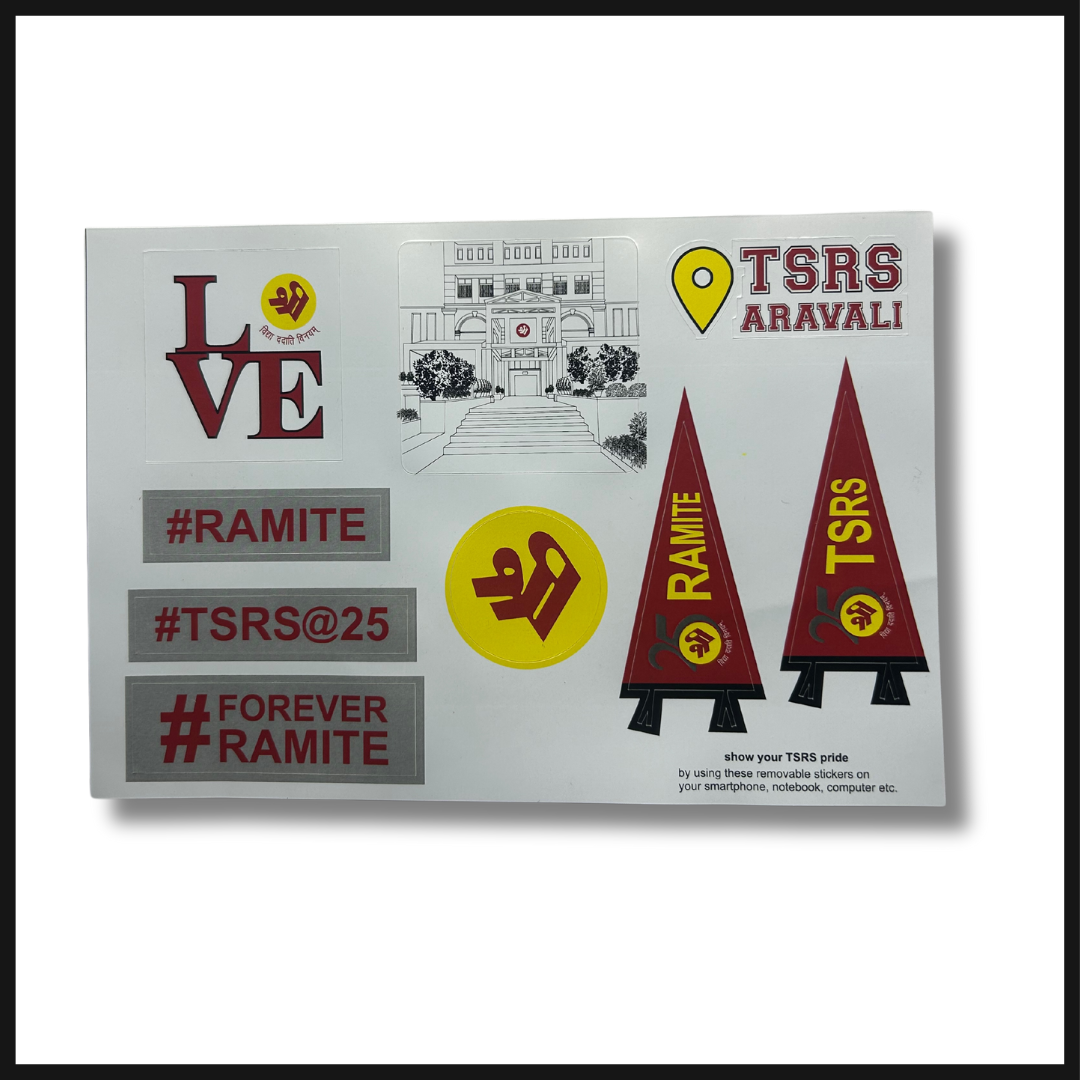 TSRS 25© sticker sheet