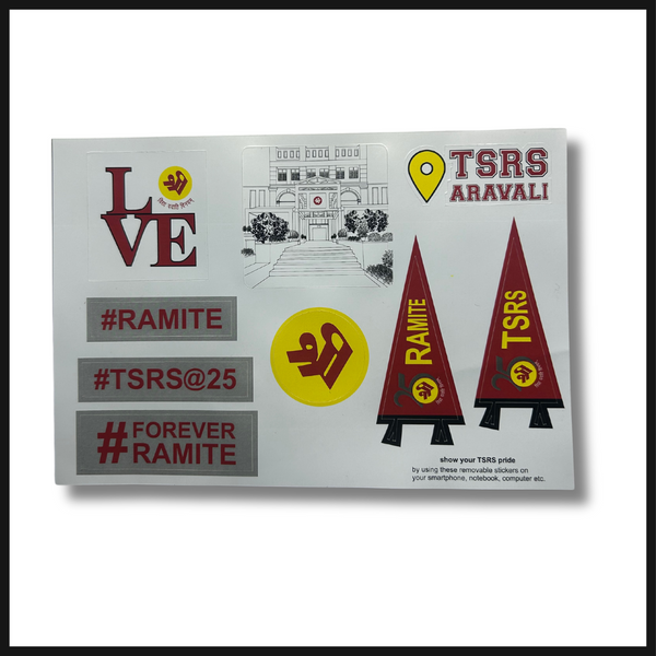 TSRS 25© sticker sheet