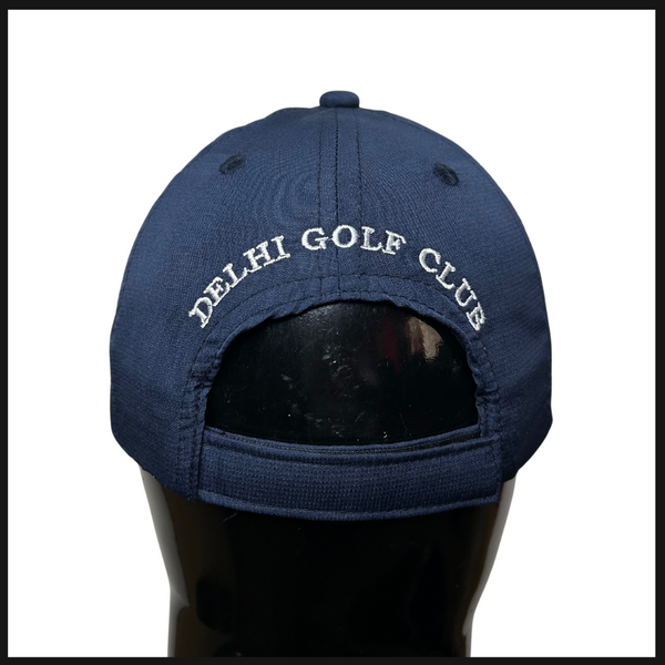 Delhi Golf Club© Drifit Navy Cap with dgc full logo