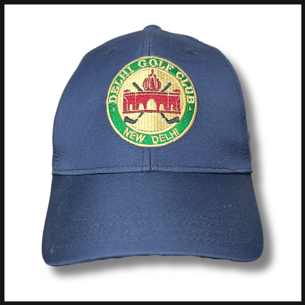 Delhi Golf Club© Drifit Navy Cap with dgc full logo