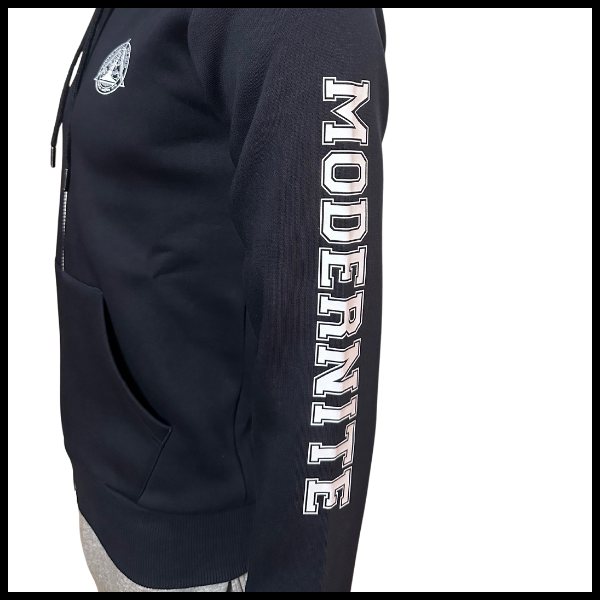 Modern School @ Zipper hoodie navy