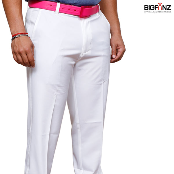 Stylish Pattern White Color Cotton Trousers + Free Shipping | Italiancrown  – Italian Crown