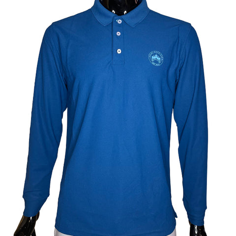 Delhi Golf Club @ T- shirt Full Sleeve Rama Blue
