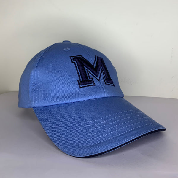 Modern School © Cap Light Pink with M Logo-3 D Embroidery