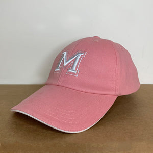 Modern School © Cap Cotton Twill Light Pink with M Logo-3 D Embroidery