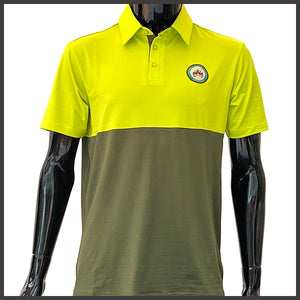 Delhi Golf Club @ T shirt Drifit Lemon and Olive (Half and Half)